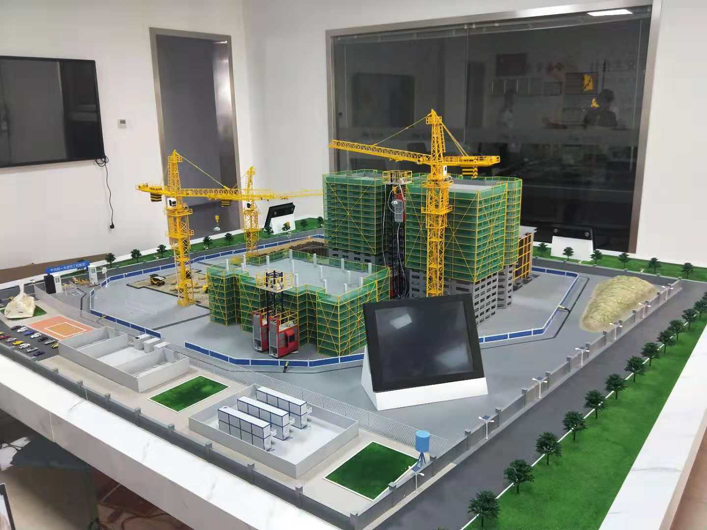 株洲建筑施工场景模型